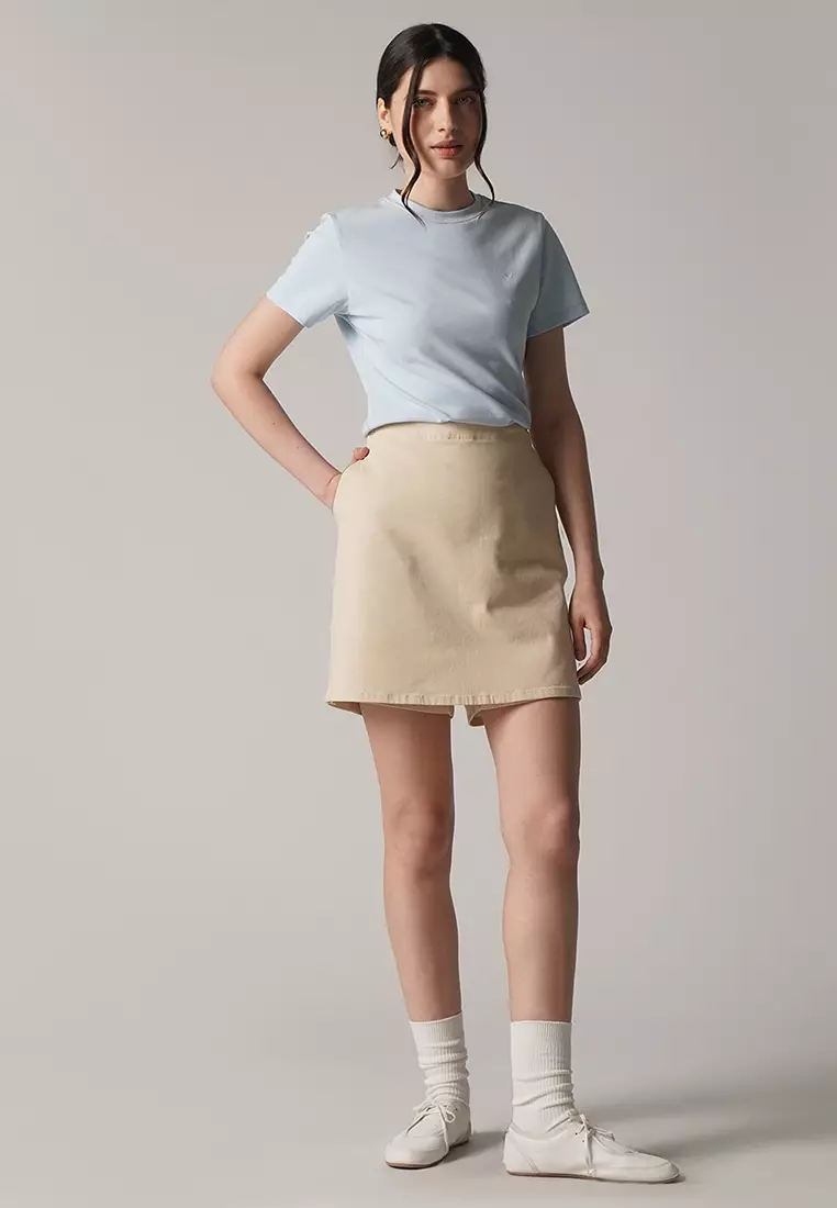 Soft Rib Crew Neck T-Shirt