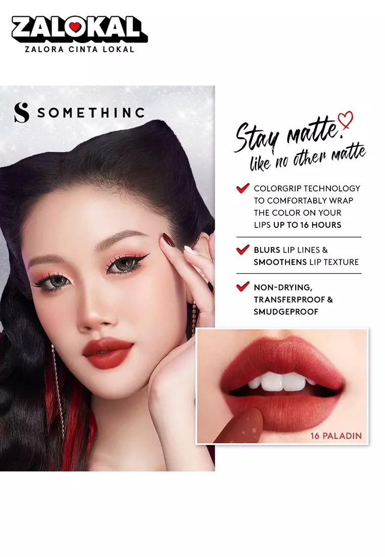 SOMETHINC Checkmatte Transferproof Lipstick - 16 Paladin