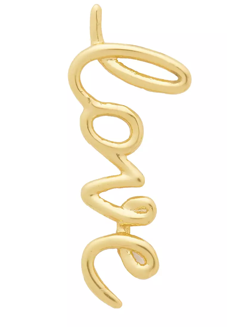 Say Yes Love Earrings in Gold KI173