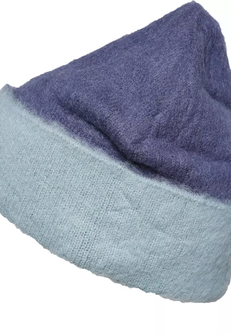 Dark Blue Two-Toned Beanie