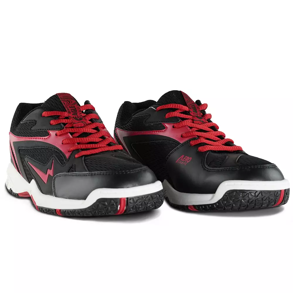 Eagle Sepatu Badminton Viking - HITAM/MERAH