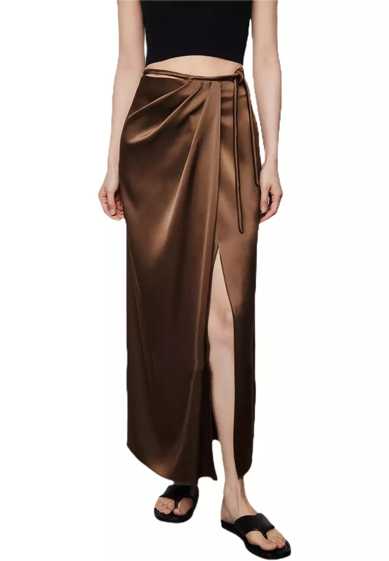 Buy Sunnydaysweety Summer cool double-sided satin gilded