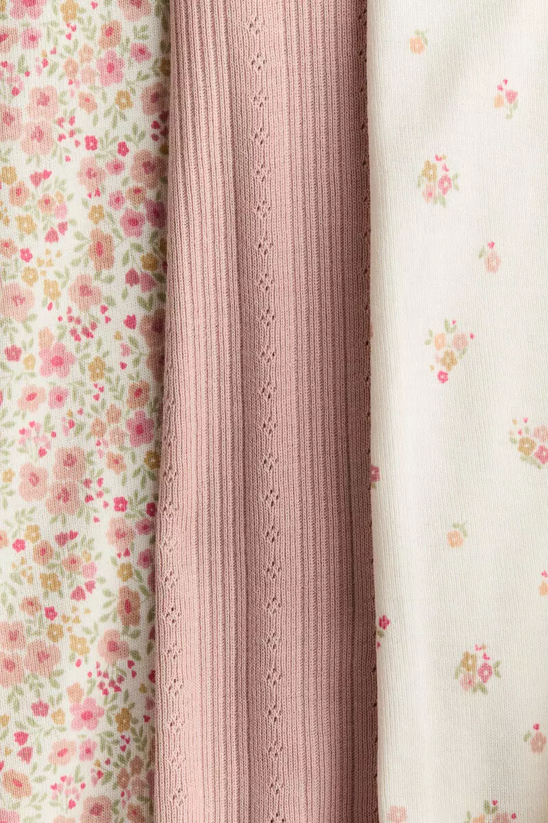 3-pack cotton leggings