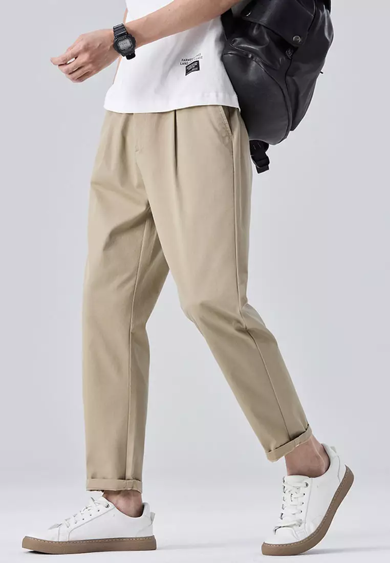 Casual Ankle Twill Pants