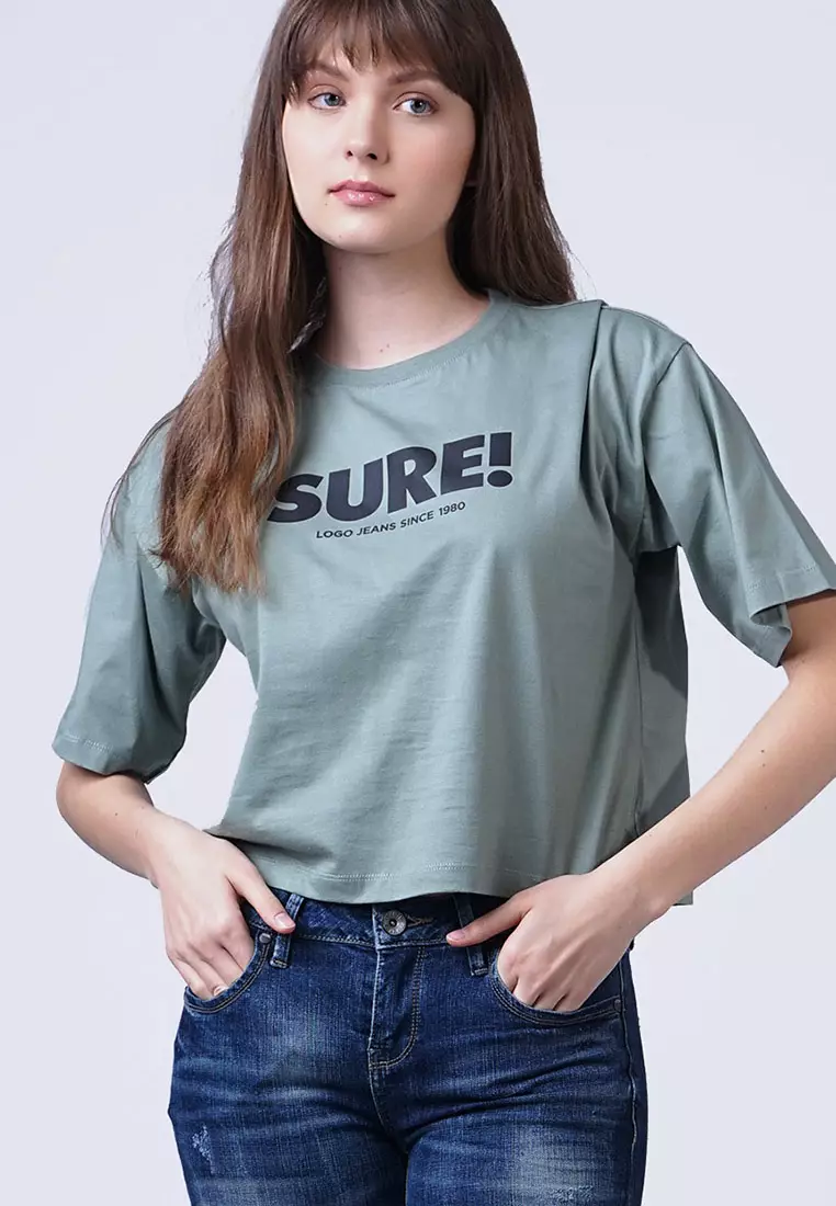 Kaos Wanita Talia Dusty Green
