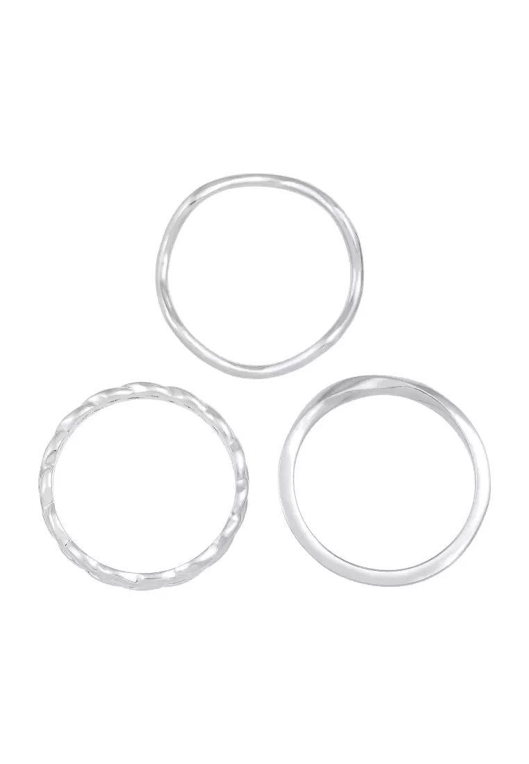 Ring Shafts Braided Twisted Set