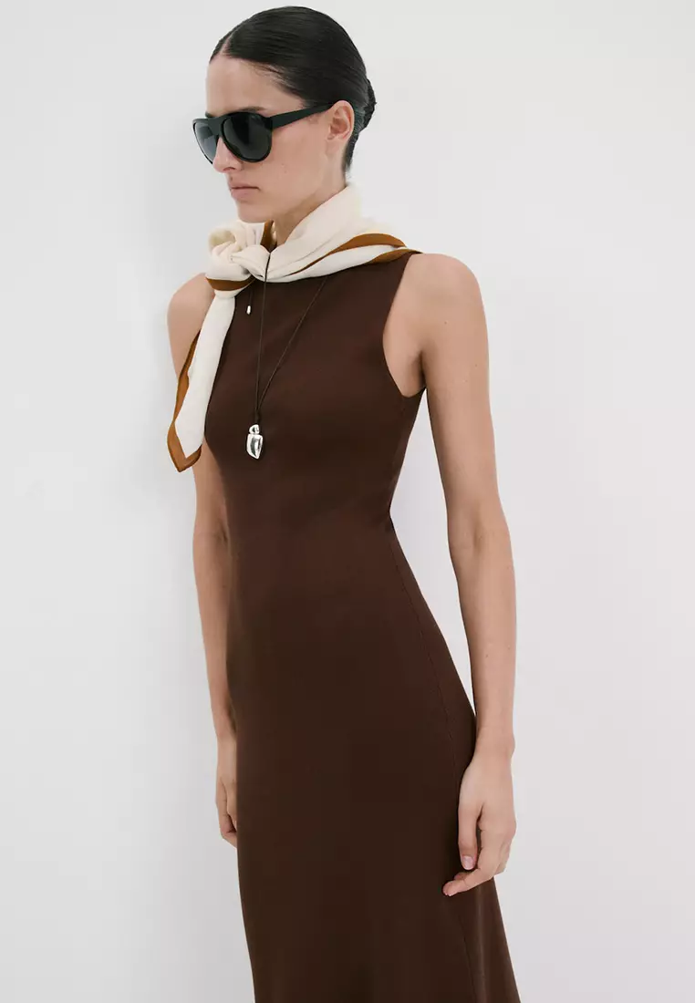 Buy Mango Fitted Midi-Dress 2026 Online | ZALORA