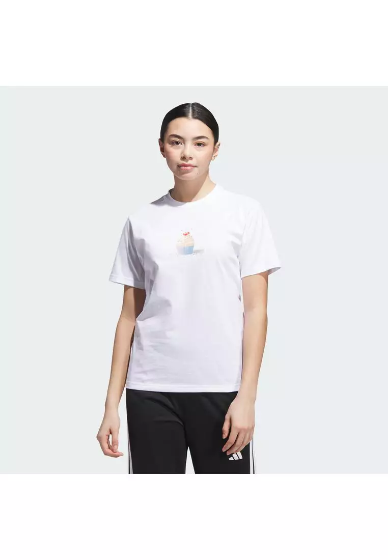 Seasonal Essentials Cupcake Graphic T-Shirt