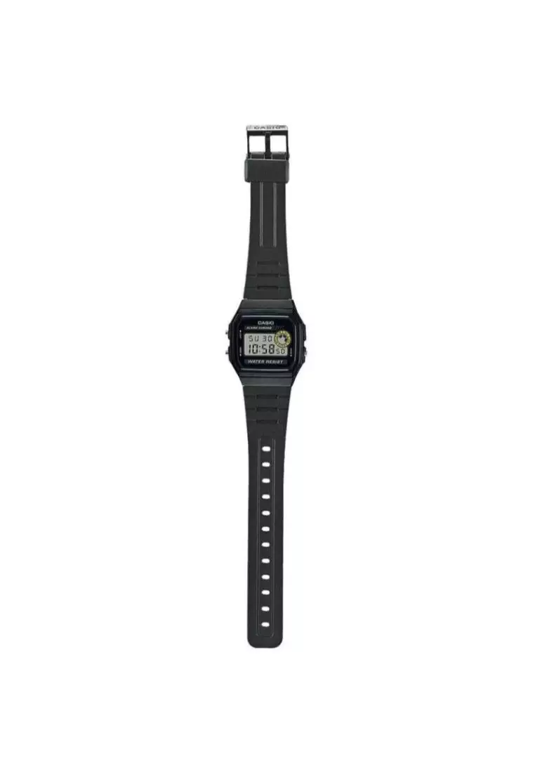Men's Vintage F-94WA-8DG Black Resin Band Digital Watch