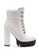 London Rag white High Block Heeled Cushion Collared Lace-Up Boot in White E8854SH83DED25GS_1