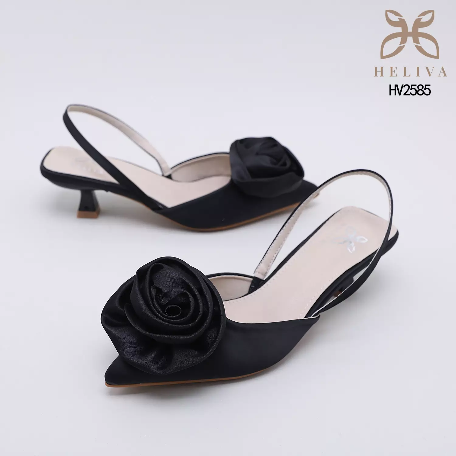 Heliva Ariana Women Heels Sling Back Flower