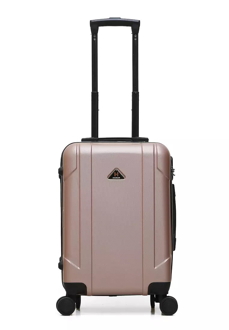 Carlton Koper Hardcase Unisex Size 20 Inch Suitcase Combination Lock Material ABS+PVC Coated ORIGINAL - Rose Gold
