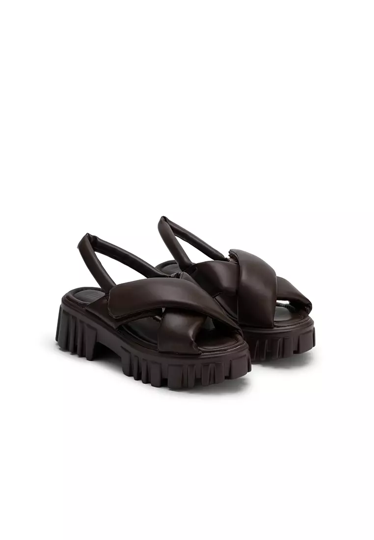 PADDED PLATFORM SANDAL 海绵鹏鹏厚底涼鞋