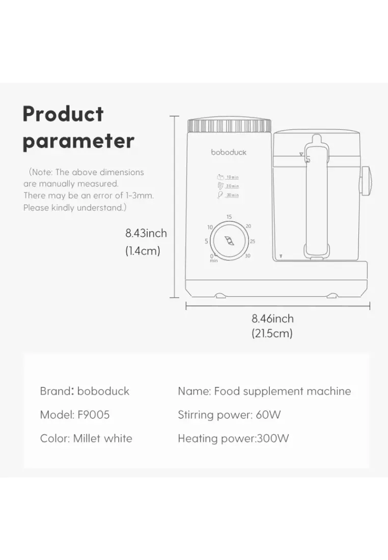 Buy BOBODUCK Baby Food Maker or Processor 2023 Online ZALORA Philippines