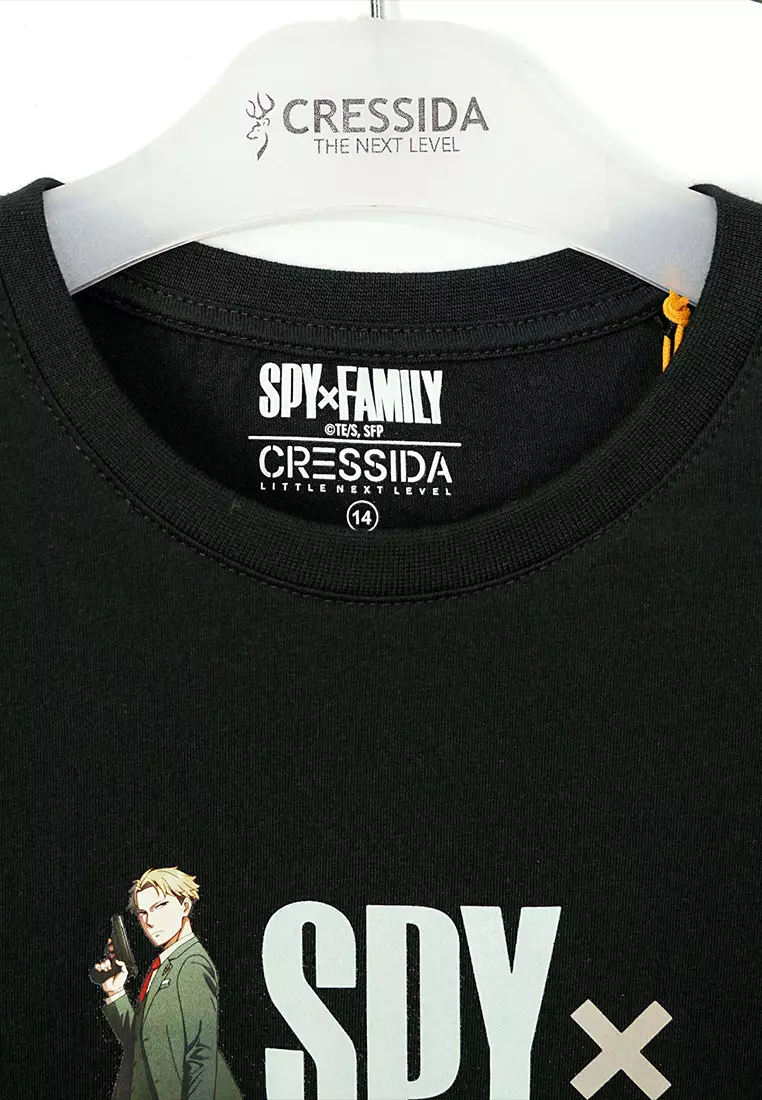 Cressida X SpyxFamily Kaos Kids Boy Black F001H3