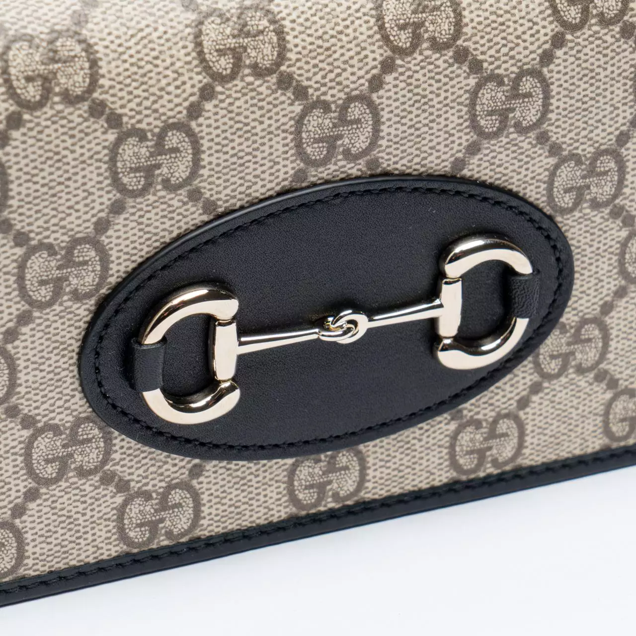 Horsebit 1955 Supreme Canvas Wallet On Chain Black Ghw