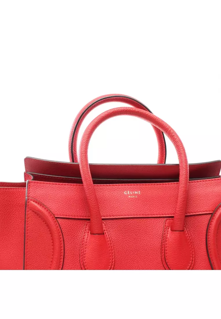 Celine clearance red handbag