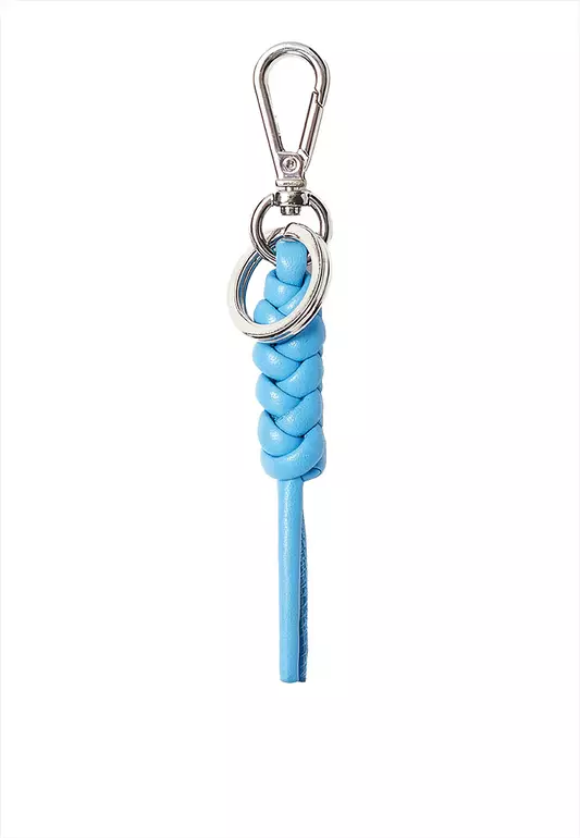 Knotted Leather Keyring