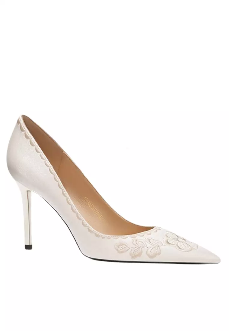 Discount on Twenty Eight Shoes  shoes - SKU: 6cm Embroidered Pointed Wedding Heels Px708-A39