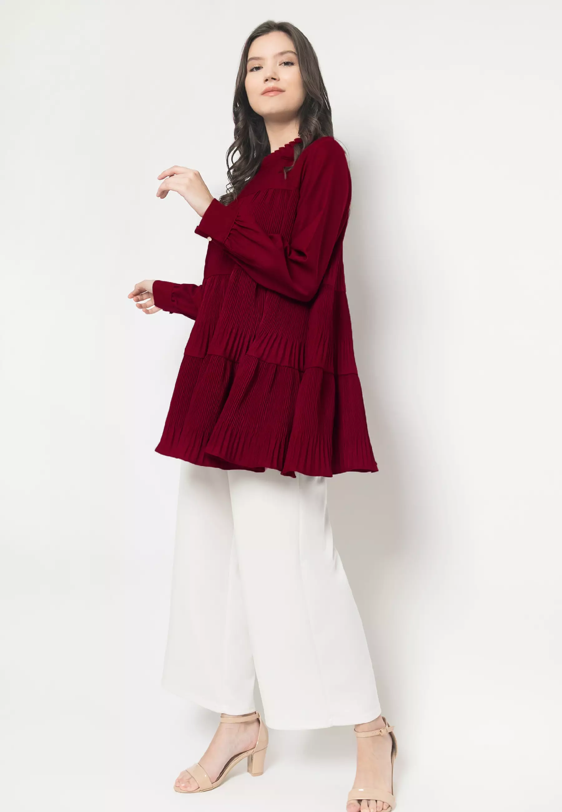 Cassie Blouse - Ruby
