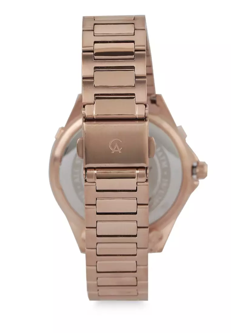 Alexandre Christie Jam Tangan Wanita - Rosegold Silver - Stainless Steel - 2841 BFBRGSL