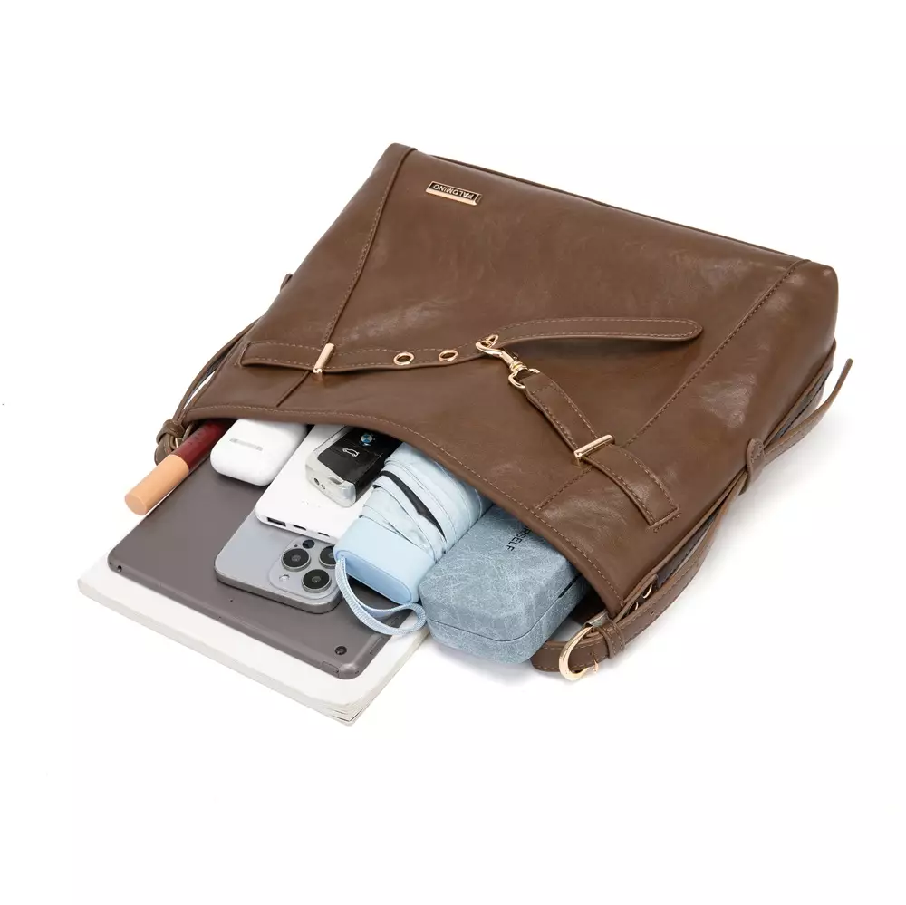 Palomino Feriska Shoulderbag Wanita Warna Espresso