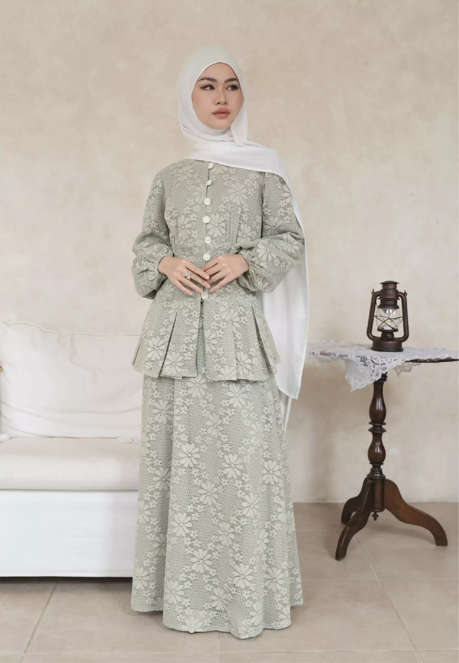 Nameera Blouse - Sage