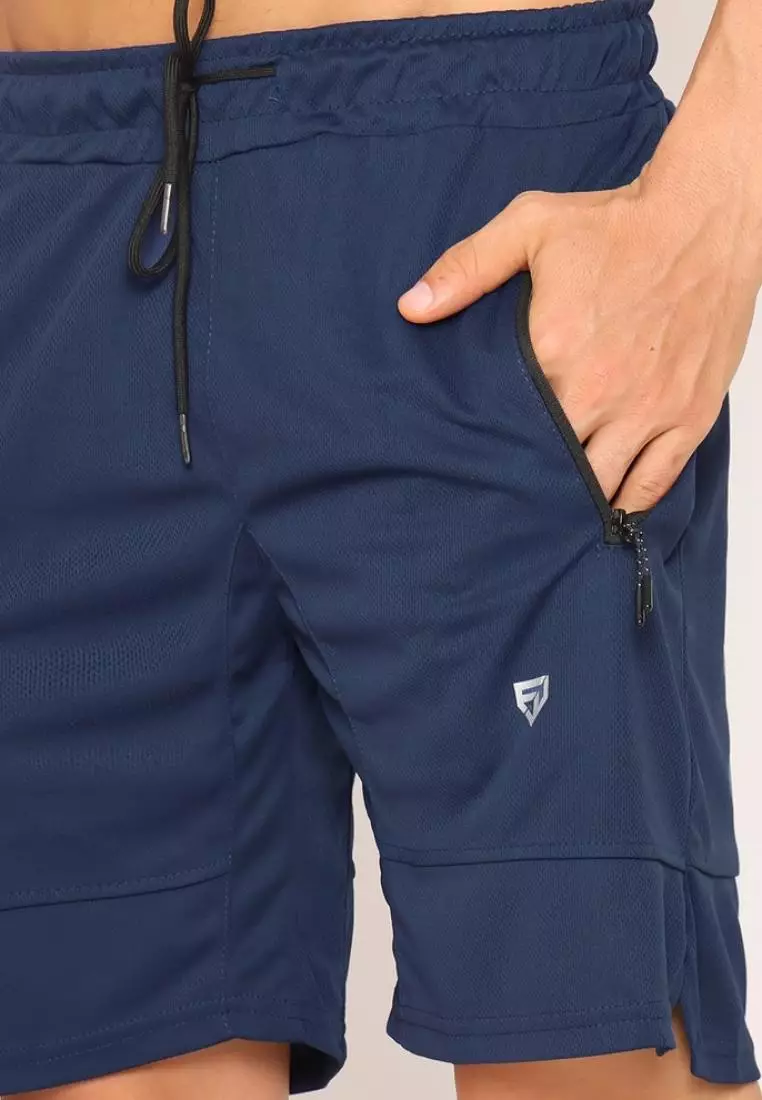 FITWEAR - ETHAN 1 BACK POCKET SHORT PANTS - ROYALE BLUE