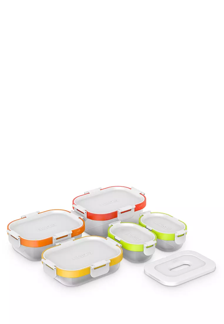 Zoku 11pc Neat Stack - Tempat Bekal, Tempat Makanan Sisa, Tempat Makanan Instant