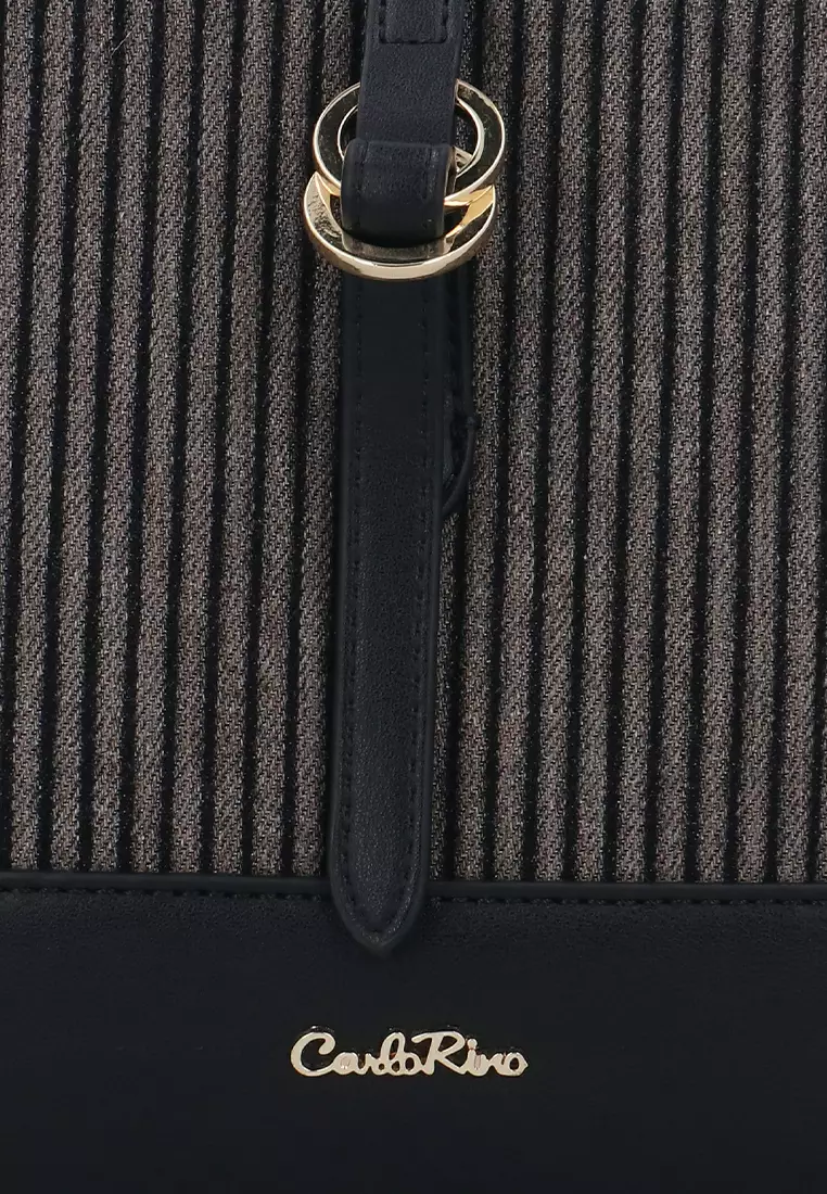 Buy Carlo Rino Noir Muse Crossbody Bag - Black Online | ZALORA Malaysia