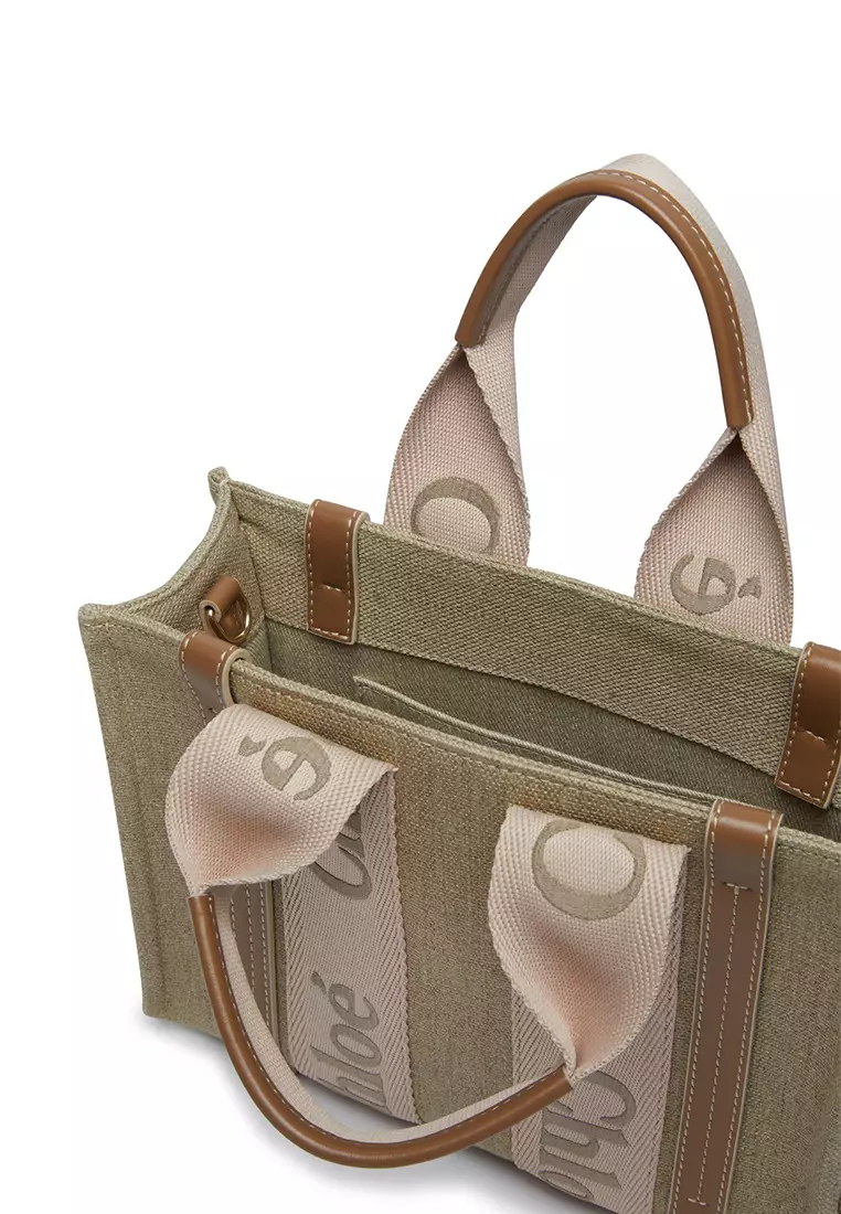 Small Woody Tote Bag Blushy Beige CHC23AS397L1726Y