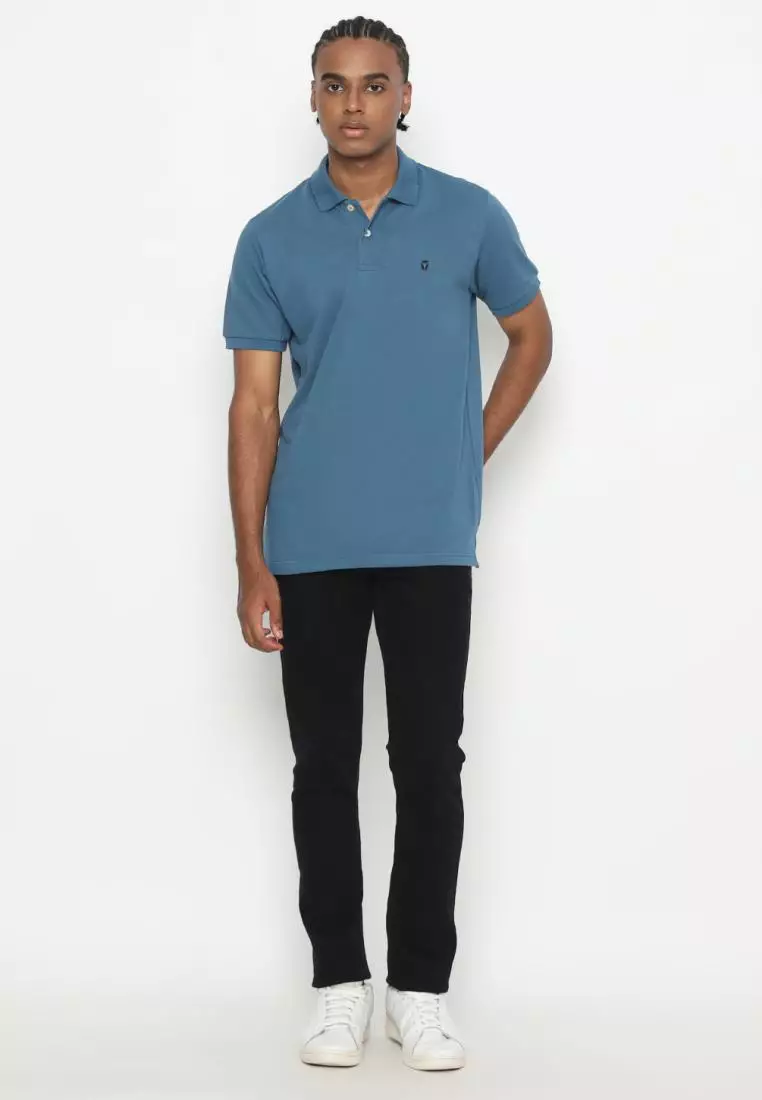 MATSUDA Kaos Polo Shirt Pria Kerah Kushima