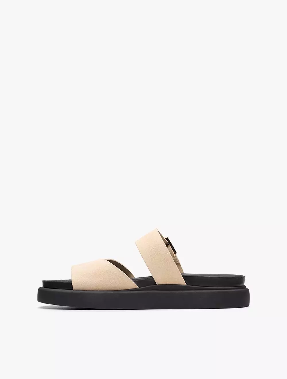 Clarks Aristella Mule Ecru Suede