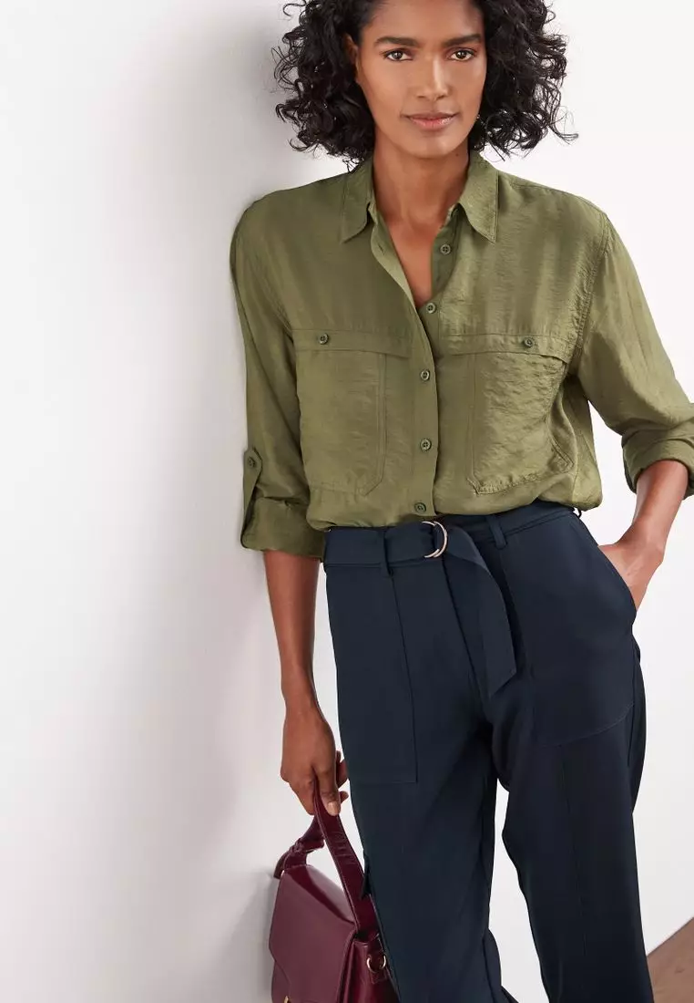 Buy NEXT Long Sleeve Utility Shirt 2024 Online ZALORA Singapore
