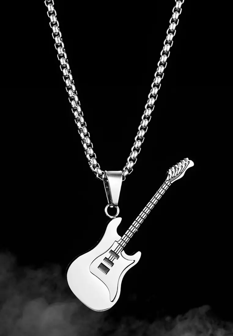 Guitar Pendant Necklace
