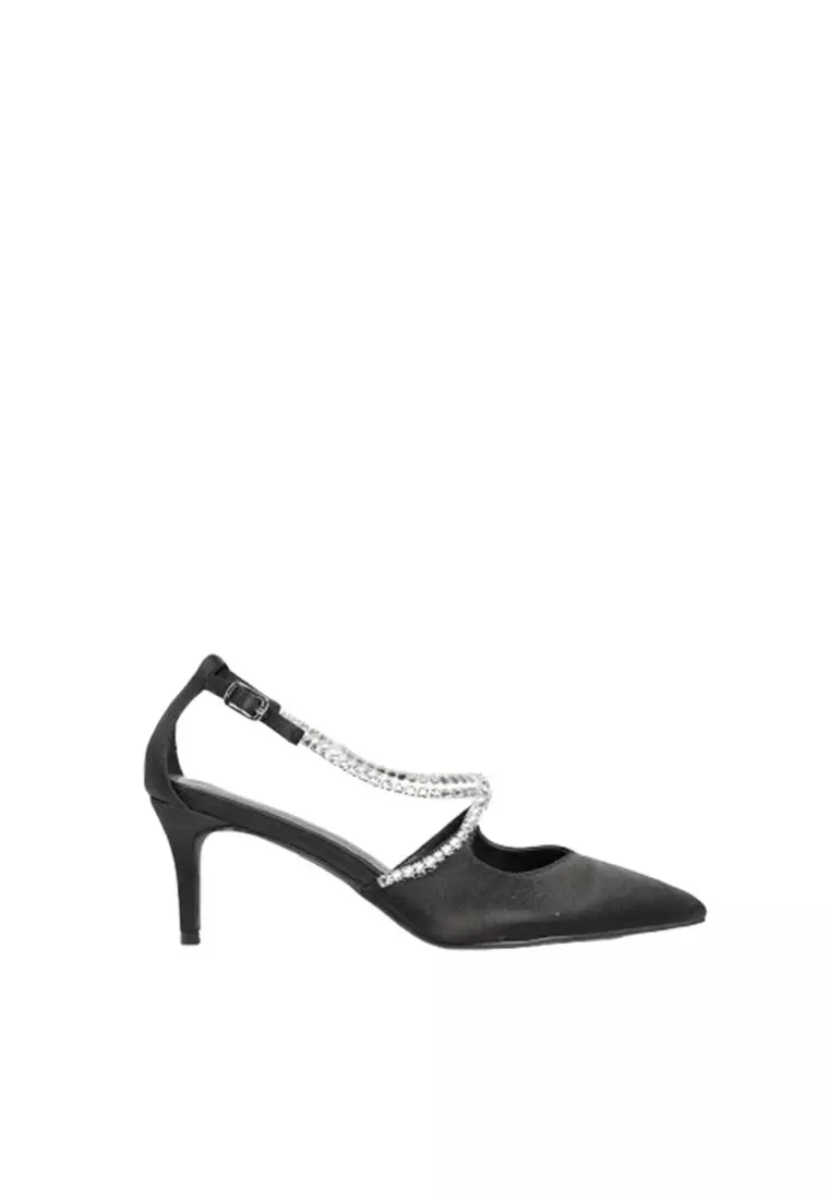 Discount on Happy2U  shoes - SKU: Irene Glitter Strap Heels