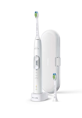 PHILIPS PERSONAL CARE white Philips Sonicare ProtectiveClean 6100 HX6877/23 with Quadpacer and SmarTimer (Electric Toothbrush) 2607CES440A7A6GS_1