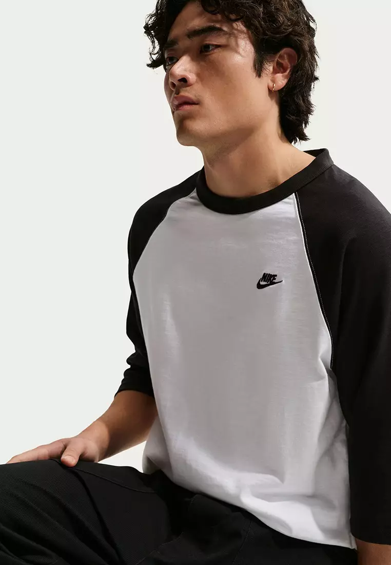 Sportswear Club Men's 3/4-Sleeves Raglan Top