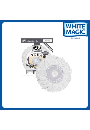 White Magic White Magic Spin Mop Microfibre Extra Power Mop Head 2E5E3ES2142CA9GS_1