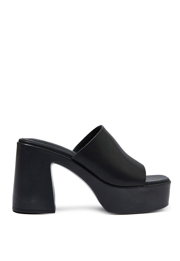 Hanna Platform Mule Heels