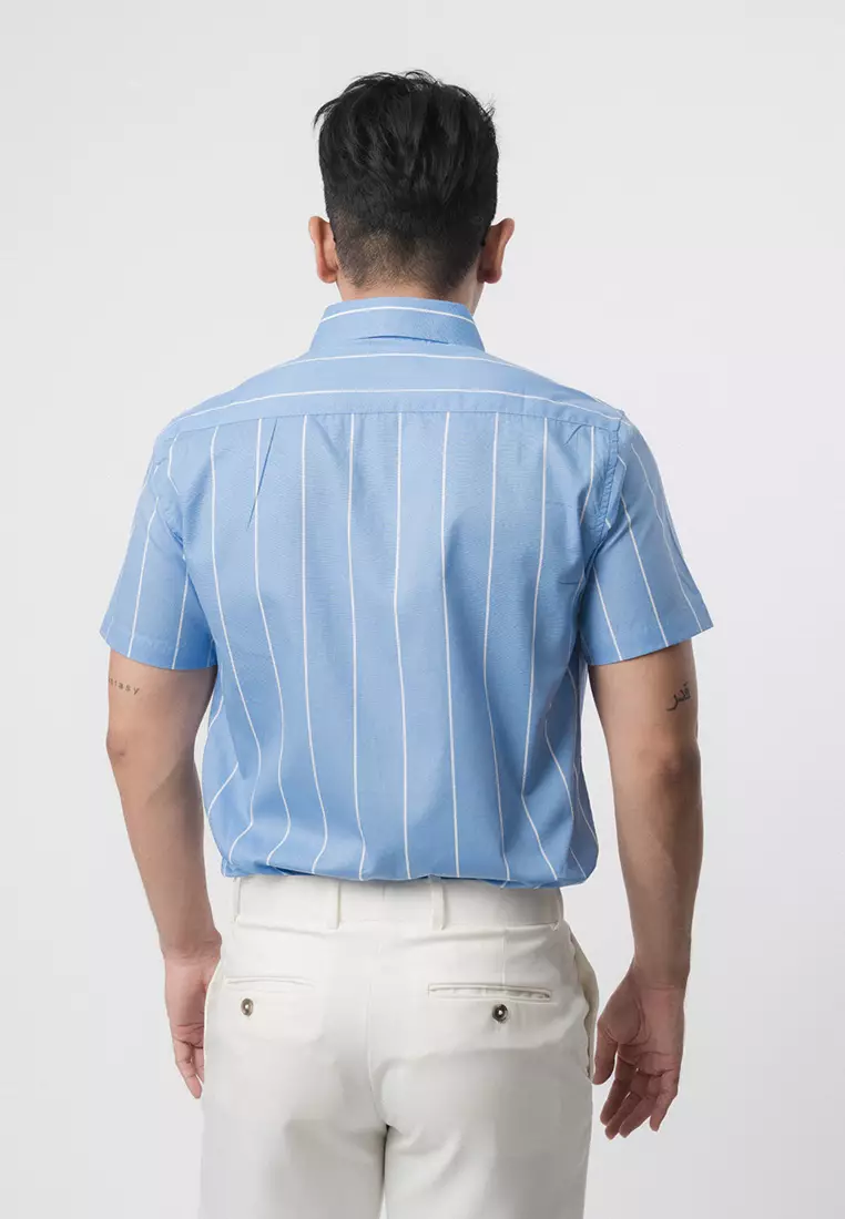 Vicente Stripe Blue Sky SS