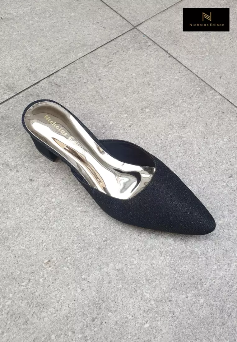 Nicholas Edison Heel Magda Black