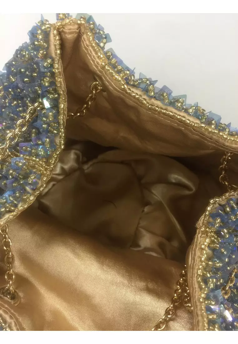  華麗閃亮釘珠手袋