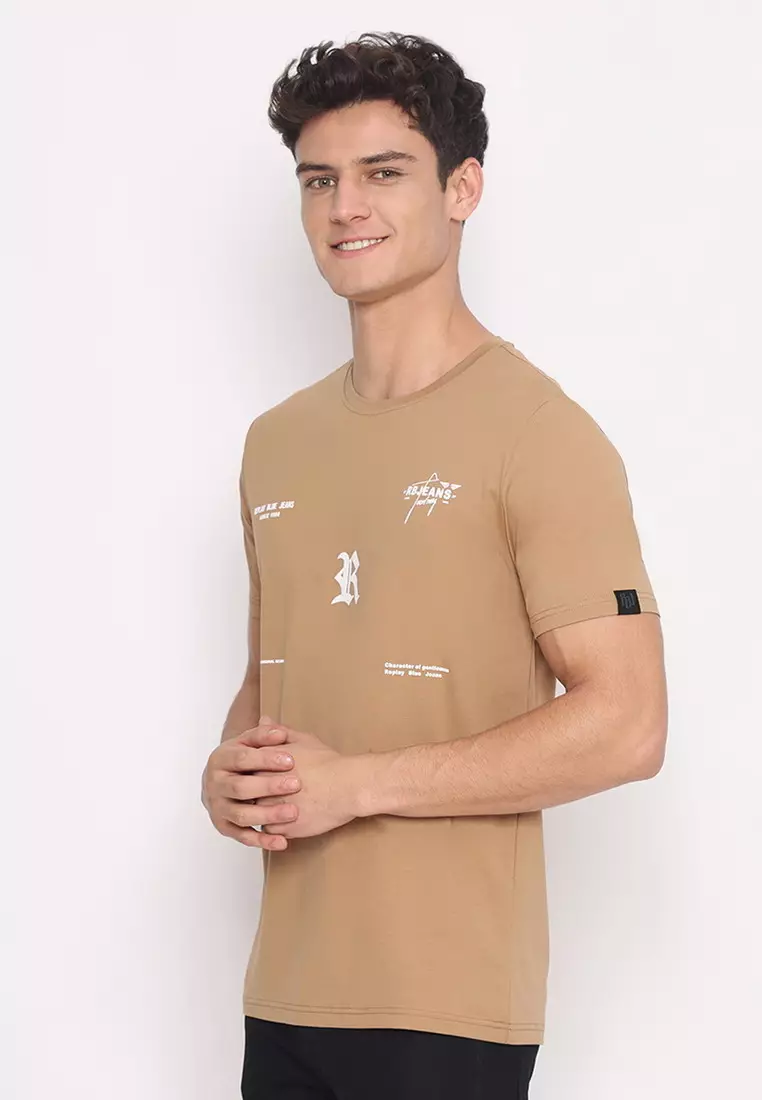 RBJ T-Shirt Cotton Spandex Pria 2562370111