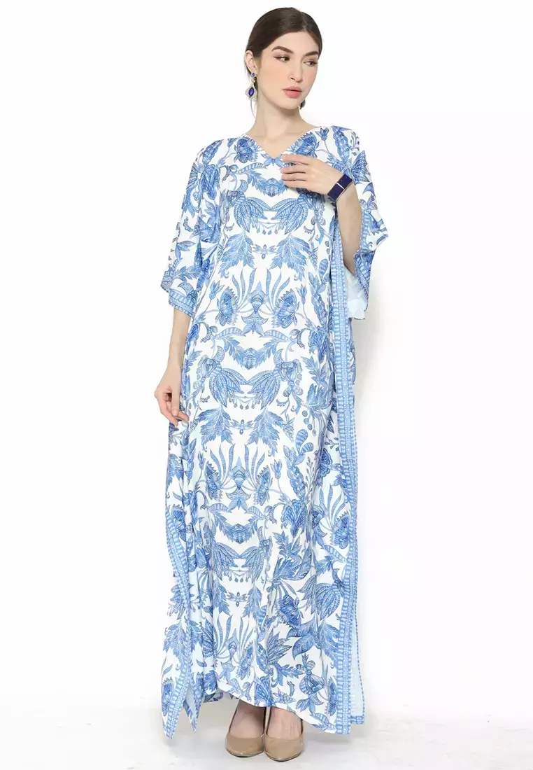 Kanzi Exclusive Short Sleeve Batik Kaftan