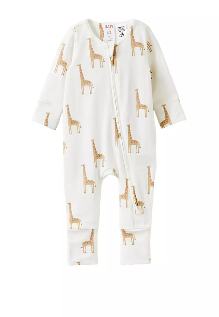 The Long Sleeve Zip Romper