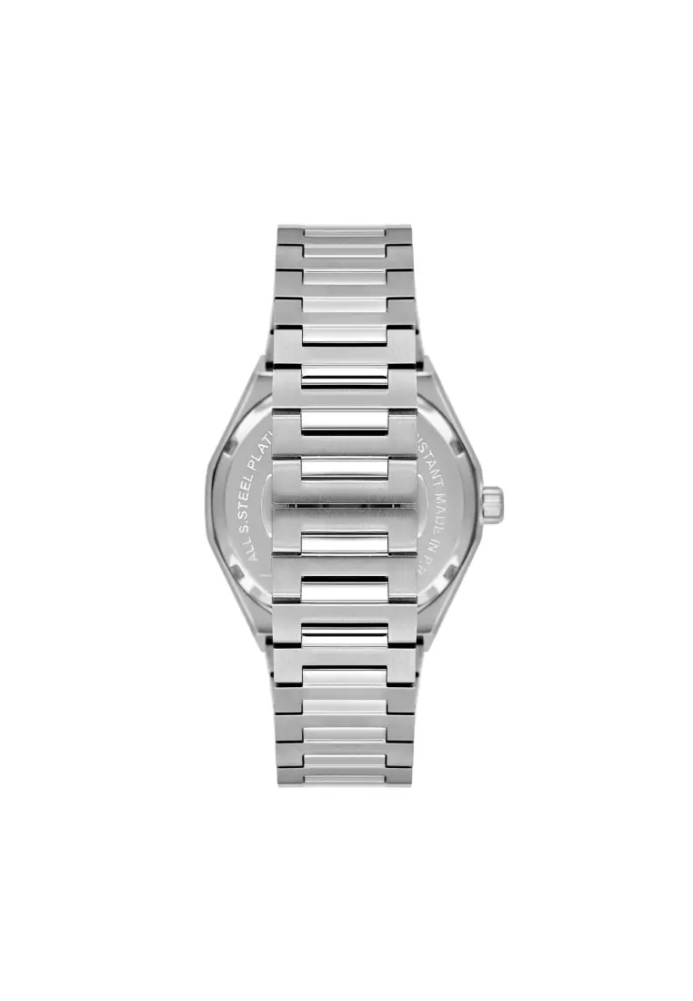 Men Analog Silver Stainless Steel Watch DK.1.14150-5