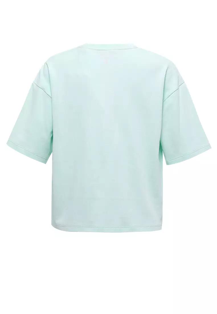 Pito Dito Girl Succade T-shirt Pendek Anak Hijau Muda - Size 14