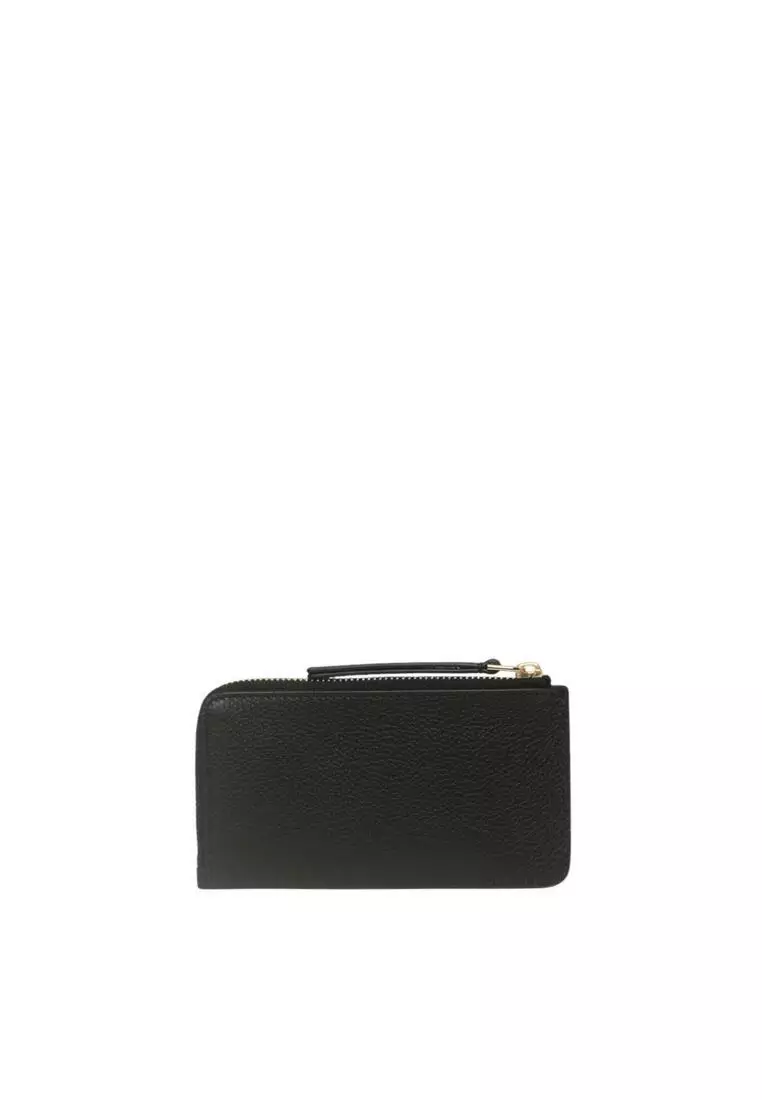 Robinson Pebbled Top-Zip Card Holder/coin Purse