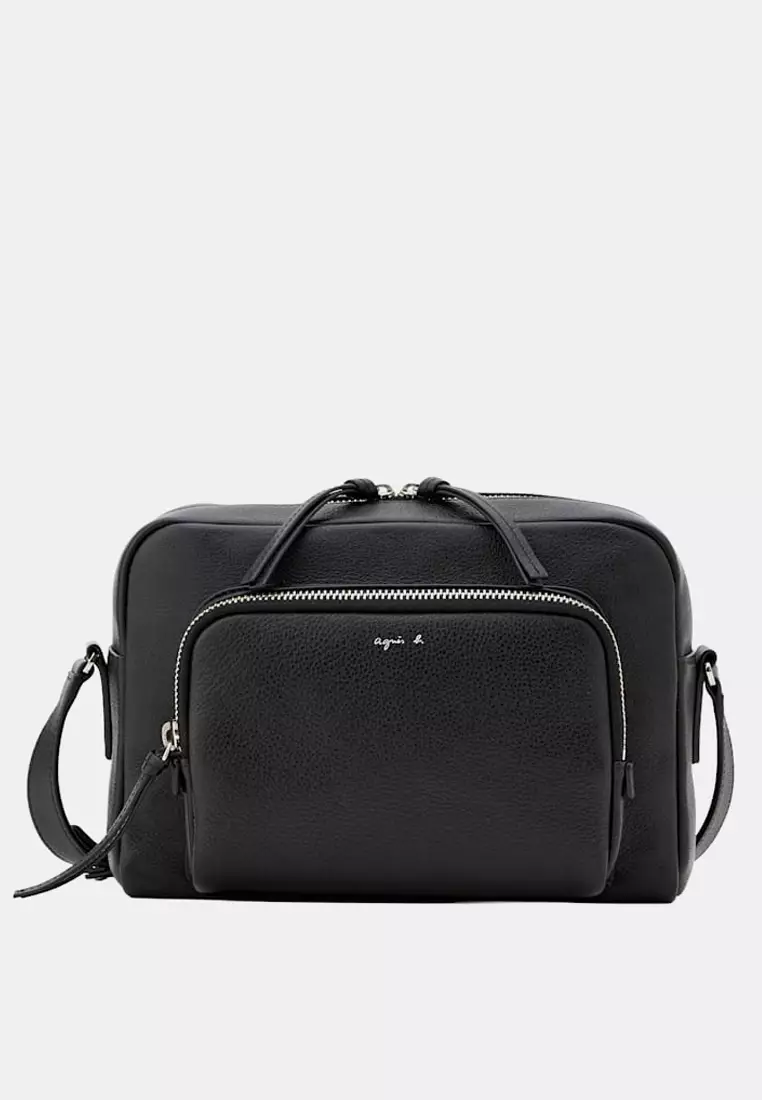 Buy agnès b. Leather Crossbody Bag 2026 Online | ZALORA